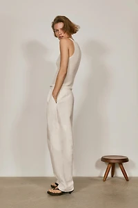 Flowing trousers with darts - LIMITED EDITION