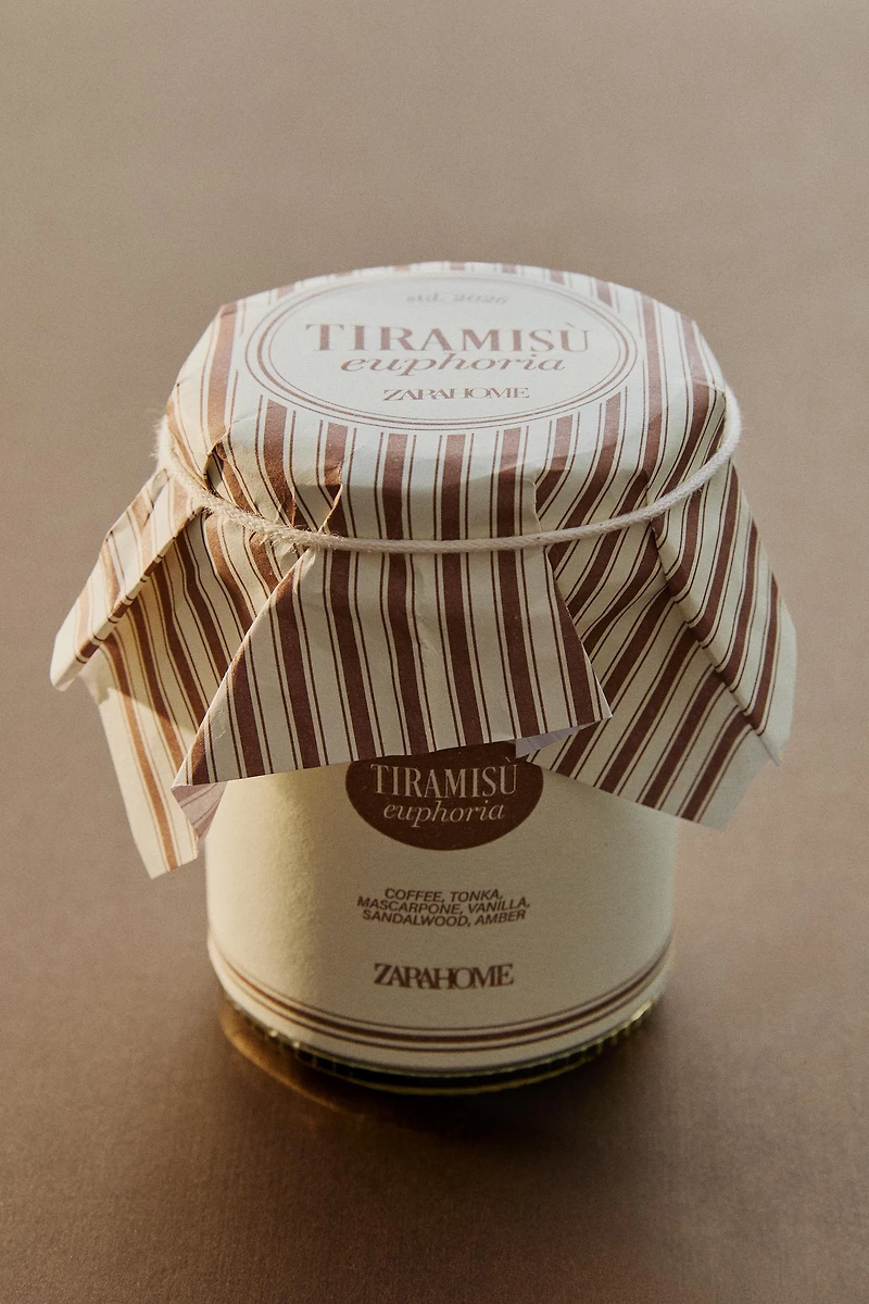 (130 G) TIRAMISU EUPHORIA SCENTED CANDLE