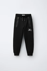 SPORTY INTERLOCK JOGGERS