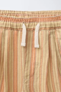 STRIPED RELAXED PANTS