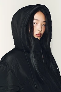 SHORT WATER REPELLENT WINDPROOF HOODIE ANORAK