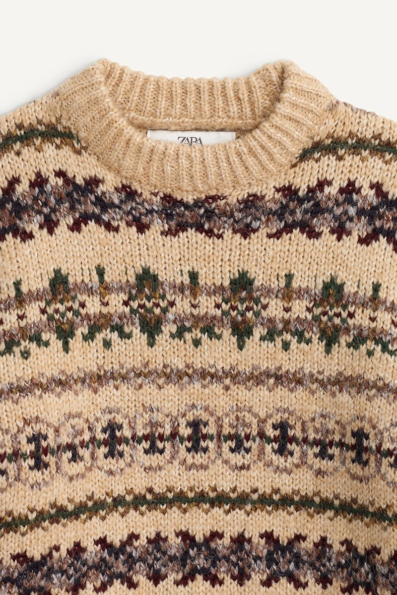 GRECA PRINT KNIT JUMPER LIMITED EDITION