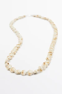 Ceramic seashell necklace