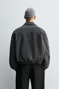 QUILTED BOMBER JACKET