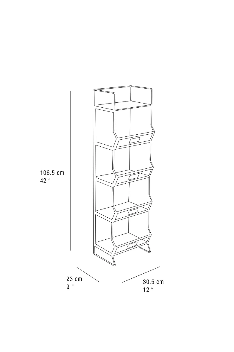 STORAGE UNIT WITH SHELVES