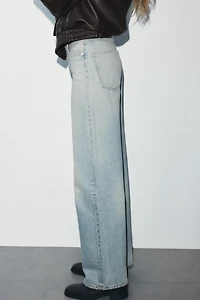 TRF EXTRA WIDE LEG HIGH WAIST JEANS