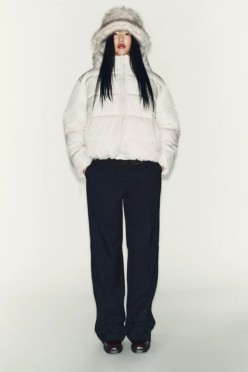 SHORT WATER REPELLENT WINDPROOF HOODIE ANORAK