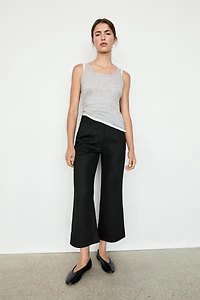 Cropped flare pants