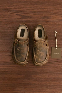 LEATHER BUCKLE SHOES