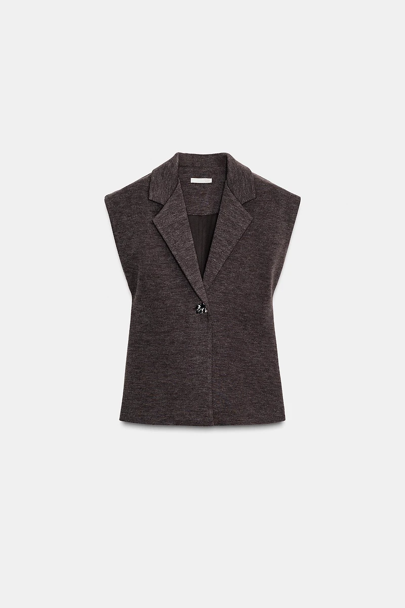 GILET À BOUTON