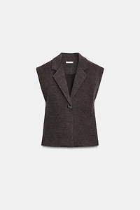GILET À BOUTON