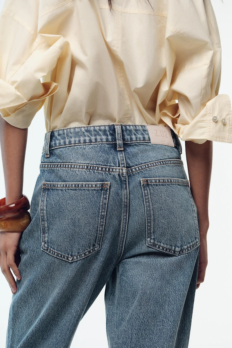 Z.02 STRAIGHT HIGH WAIST ANKLE JEANS