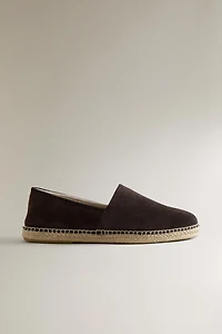 LEATHER ESPADRILLES