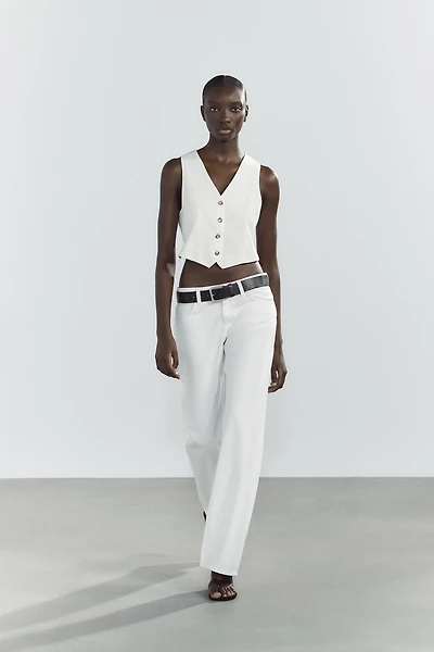 GILET AJOURÉ AU DOS
