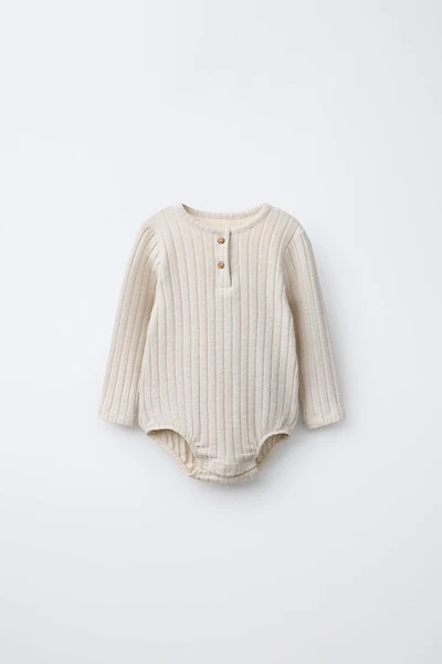 SOFT TOUCH RIBBED BODYSUIT