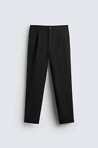 STRAIGHT FIT STRETCH PANTS