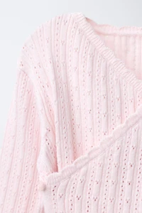 PULL EN MAILLE AJOURÉ
