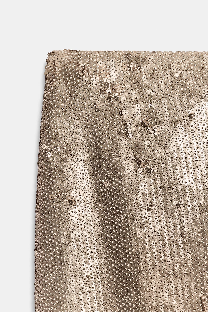 JUPE MIDI PAILLETTES ZW COLLECTION