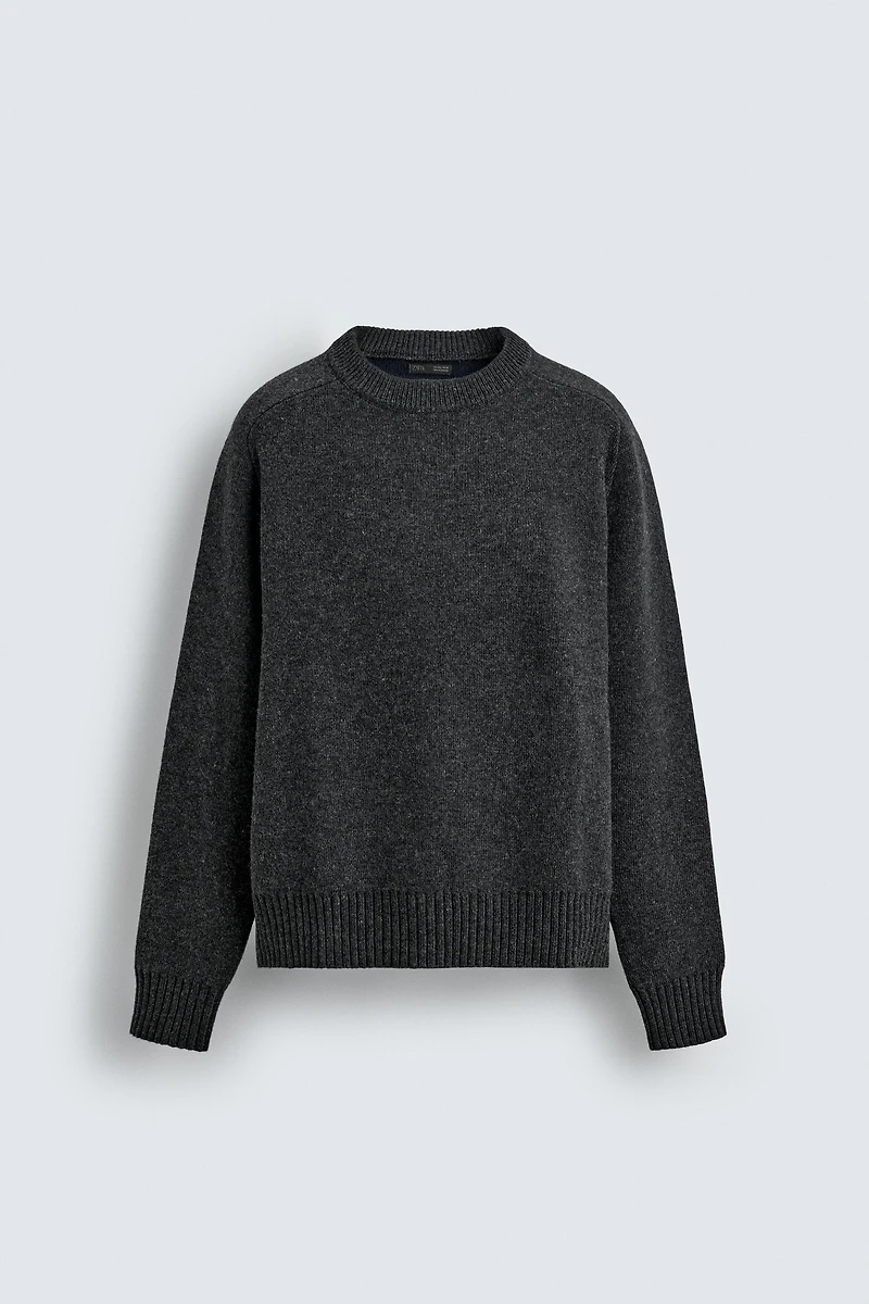 DOUBLE-FACED WOOL JUMPER