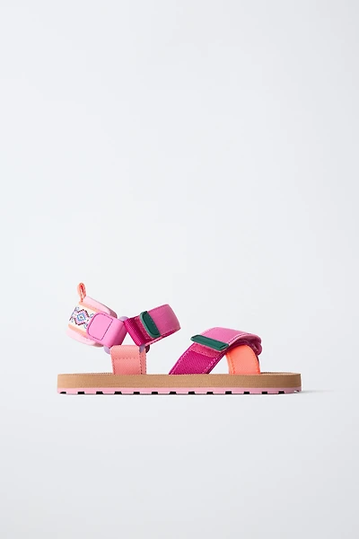 MULTICOLOR TECHNICAL SANDALS
