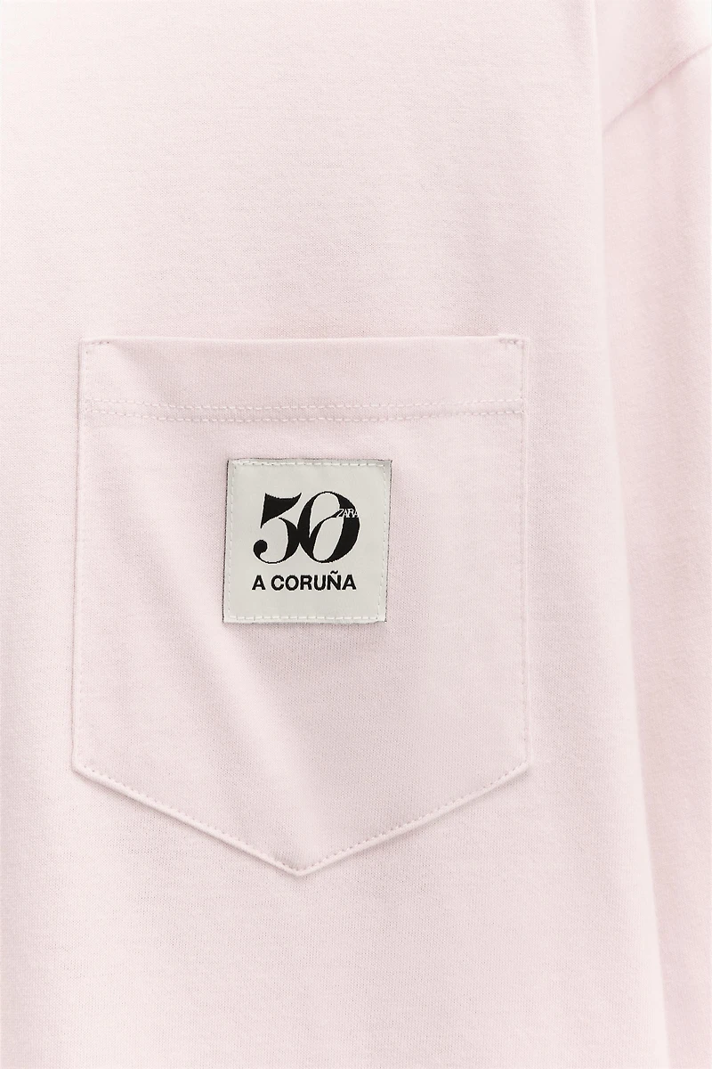 50TH ANNIVERSARY POCKET PATCH T-SHIRT