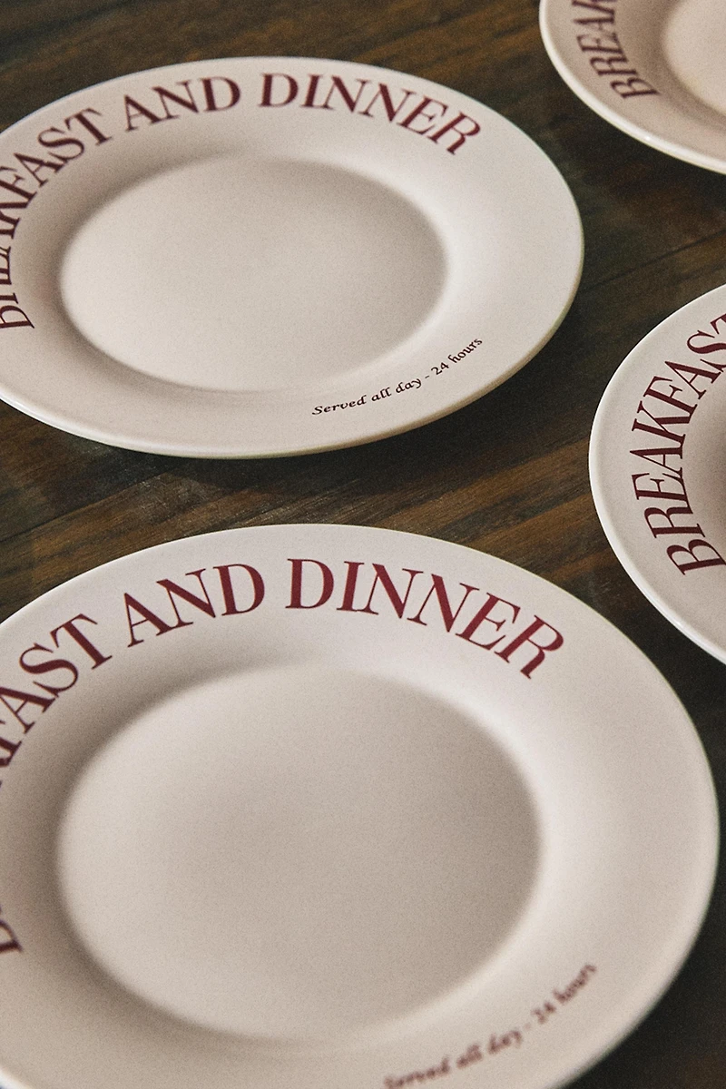 PORCELAIN BREAKFAST DESSERT PLATE
