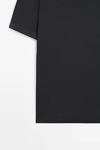 T-shirt détail épaule 100 % coton