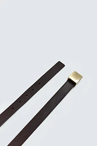LIMITED EDITION PLATE LEATHER BELT