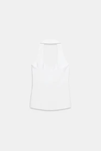 TOP HALTER EN CRÊPE