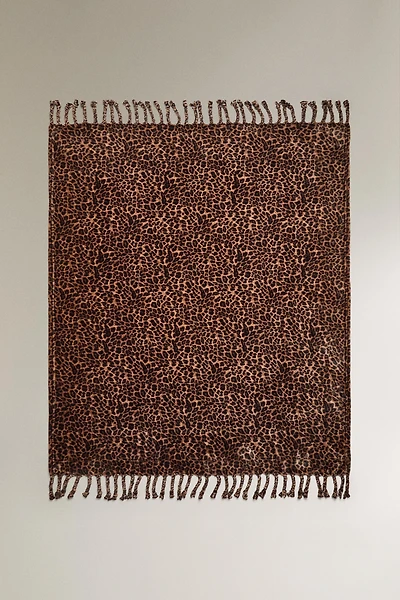 LEOPARD FLEECE BLANKET