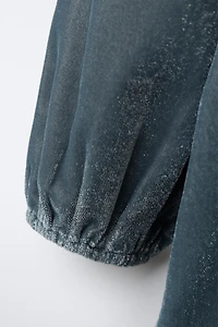 ROBE EN VELOURS BRODÉE