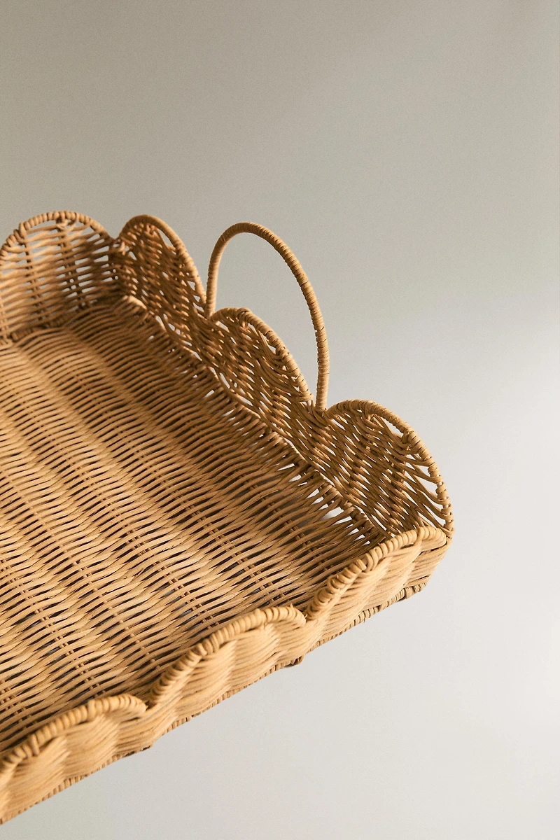 RATTAN WAVE TRAY