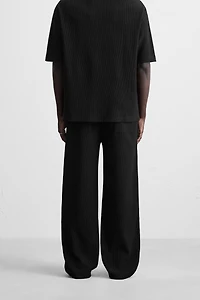 VERTICAL TEXTURED JOGGER PANTS
