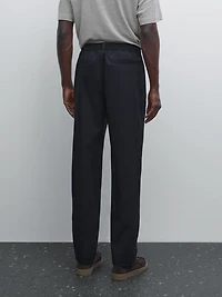 100% cotton jogger fit trousers