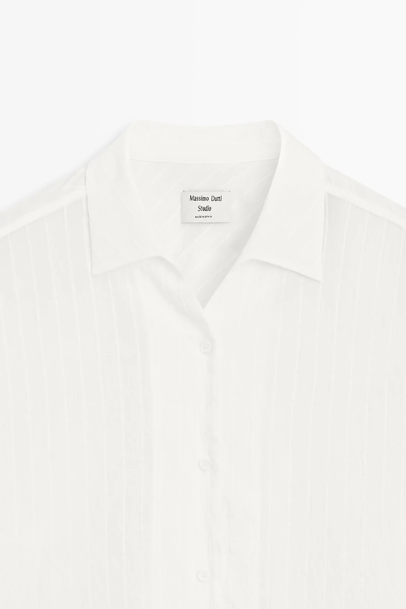 Striped Flowing Shirt - STUDIO