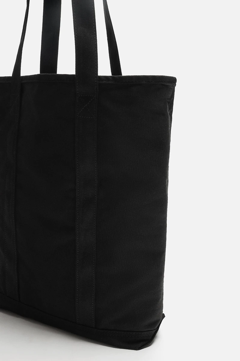 WOVEN SHOPPER BAG