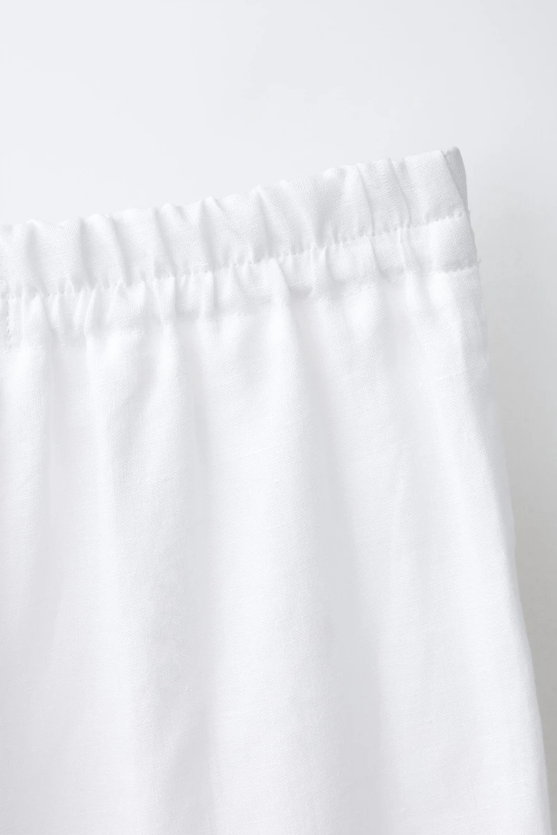 100% LINEN STRAIGHT PANTS