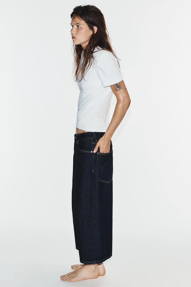 TRF BAGGY DENIM JORTS