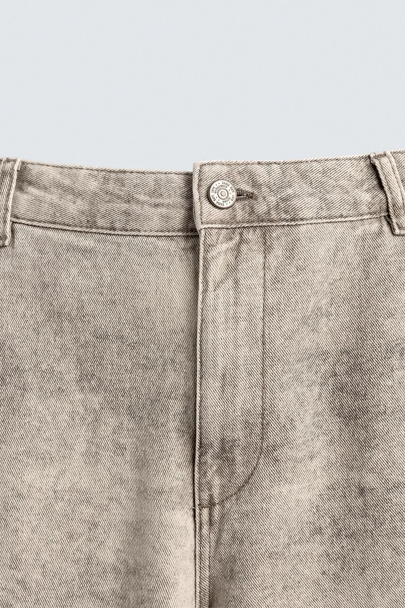 DALMATIAN PRINT CARPENTER PANTS