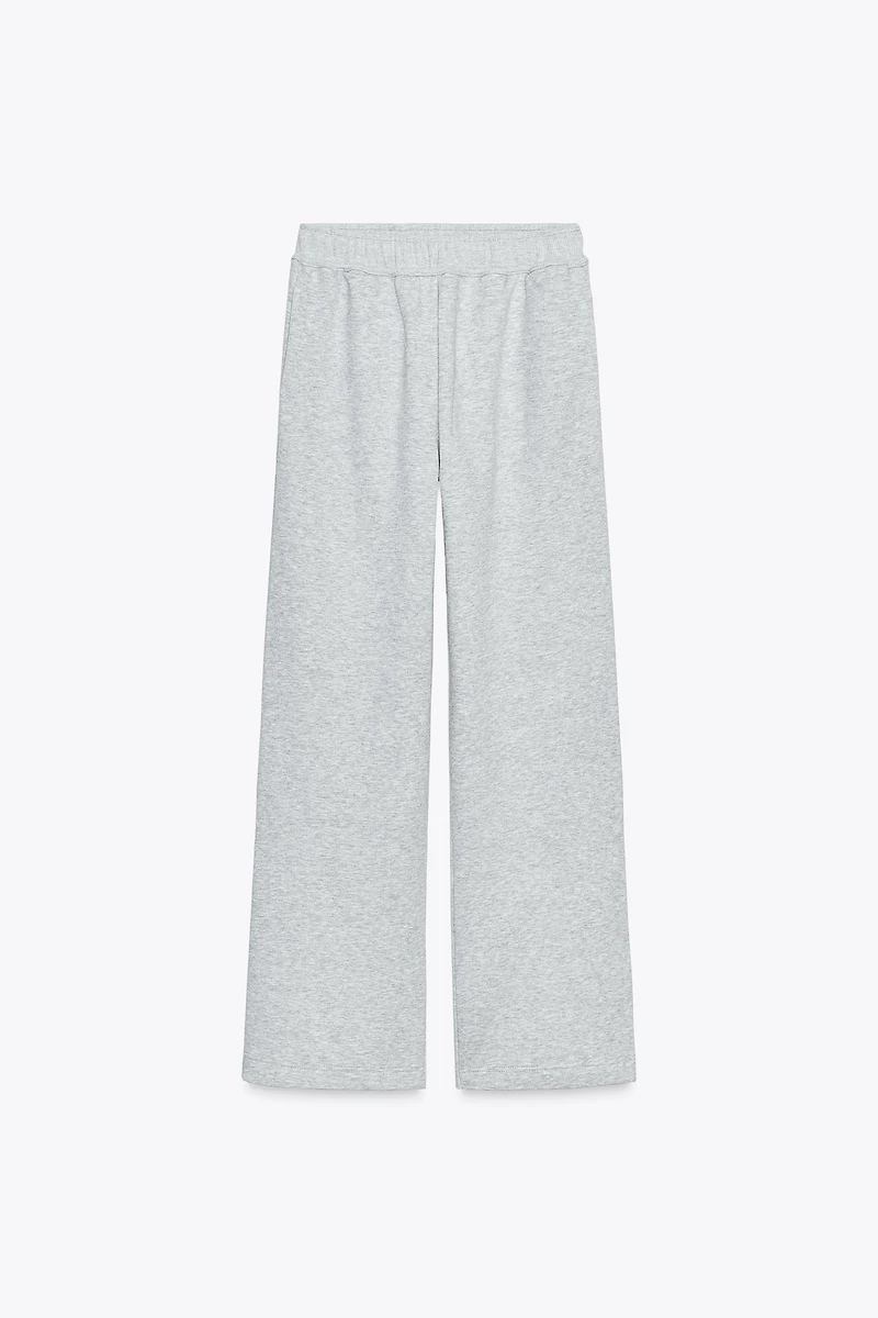PANTALON EN MOLLETON BASIQUE