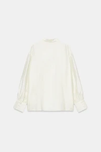 CHEMISE SATINÉE À NŒUDS ZW COLLECTION