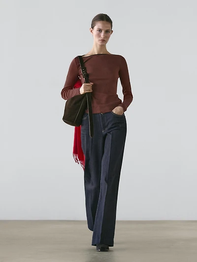 Top liseré contrastant