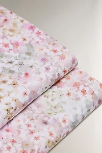 FLORAL PRINT FLAT SHEET