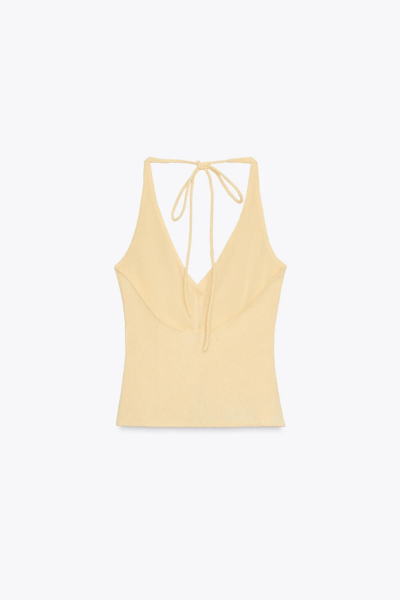 TEXTURED VEST TOP