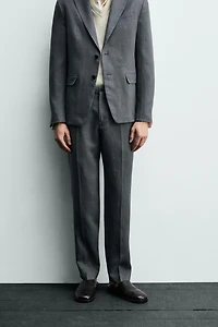 100% LINEN SUIT PANTS
