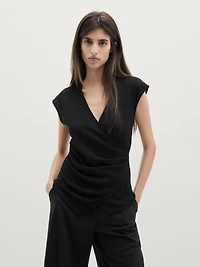 Top cache-cœur finition métallisée