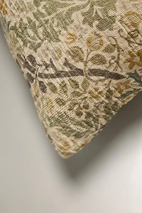 MORRIS & CO. FLORAL THROW PILLOW COVER