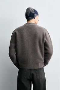 TEXTURED KNIT CARDIGAN