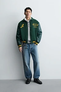 COMBINATION BOMBER JACKET