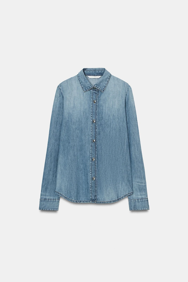 CHEMISE EN DENIM TRF